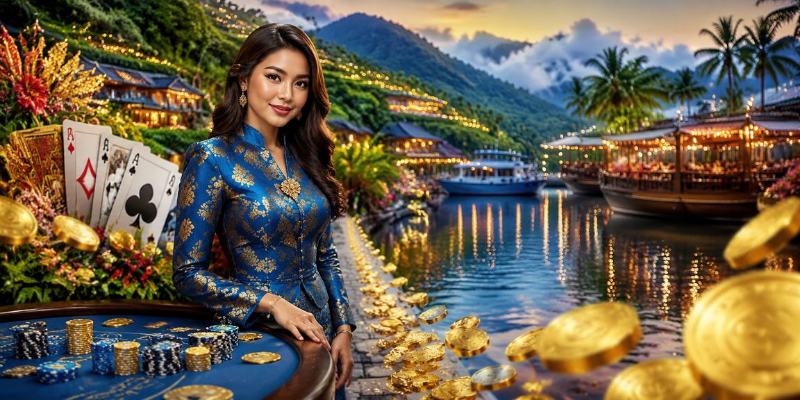 Suasana permainan Teen Patti semasa perayaan Malaysia dengan pakaian tradisional baju kurung