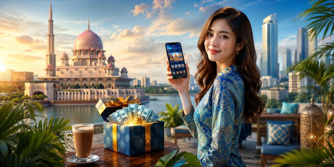 Pengguna Malaysia bermain Sukan Maya melalui telefon pintar di Putrajaya